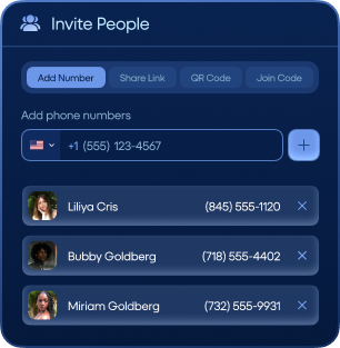 Step 2: Invite your people